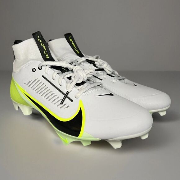 Nike Vapor Edge Pro 360 2 Football Cleats Pure Platinum Black DA545600 Size 11.5 main image 4